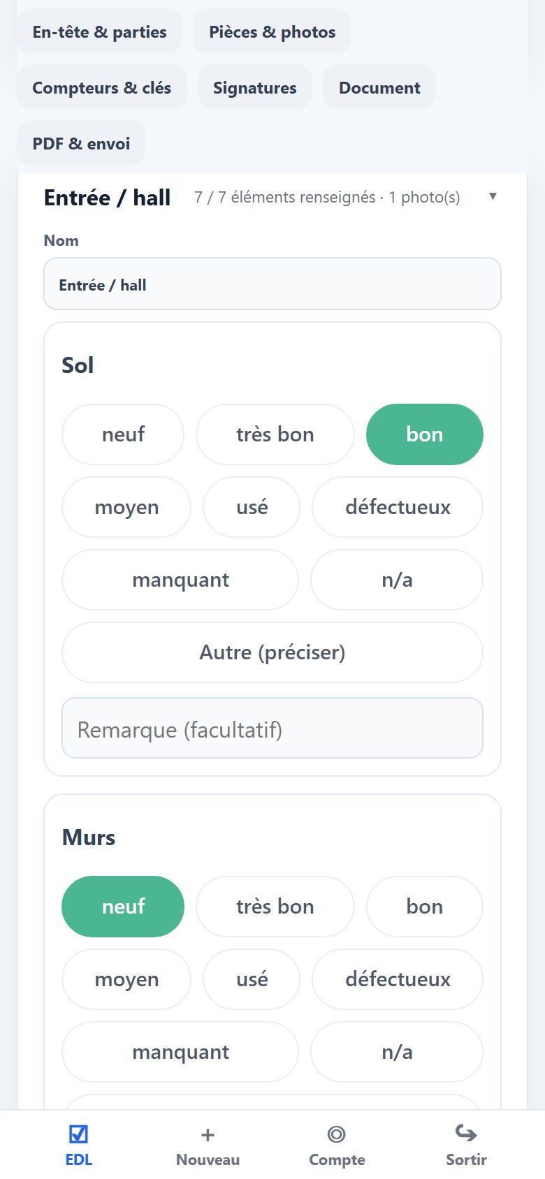 Snapflat sur un téléphone